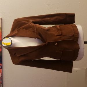 Jbj 100% cotton brown blazer size 10